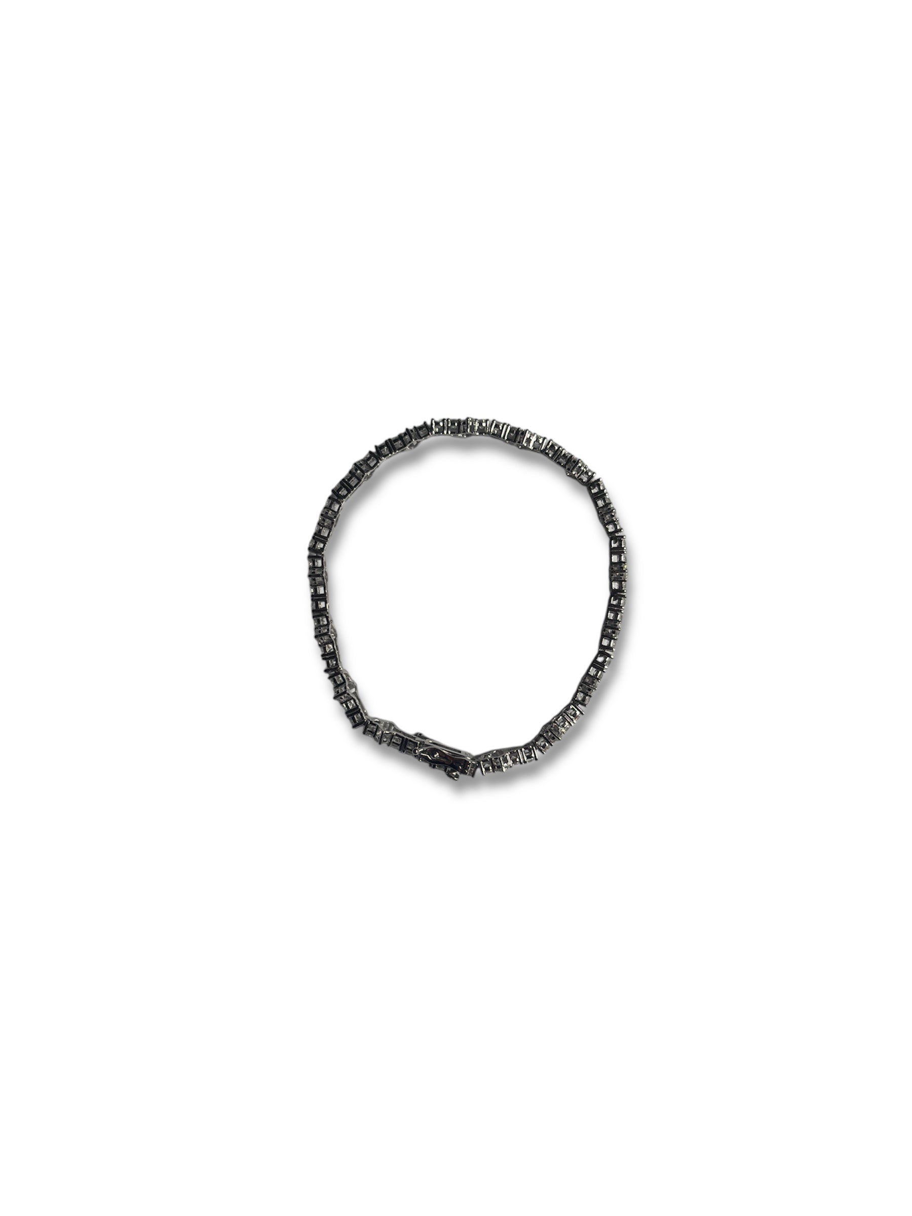 Moissanite Cross Bracelet