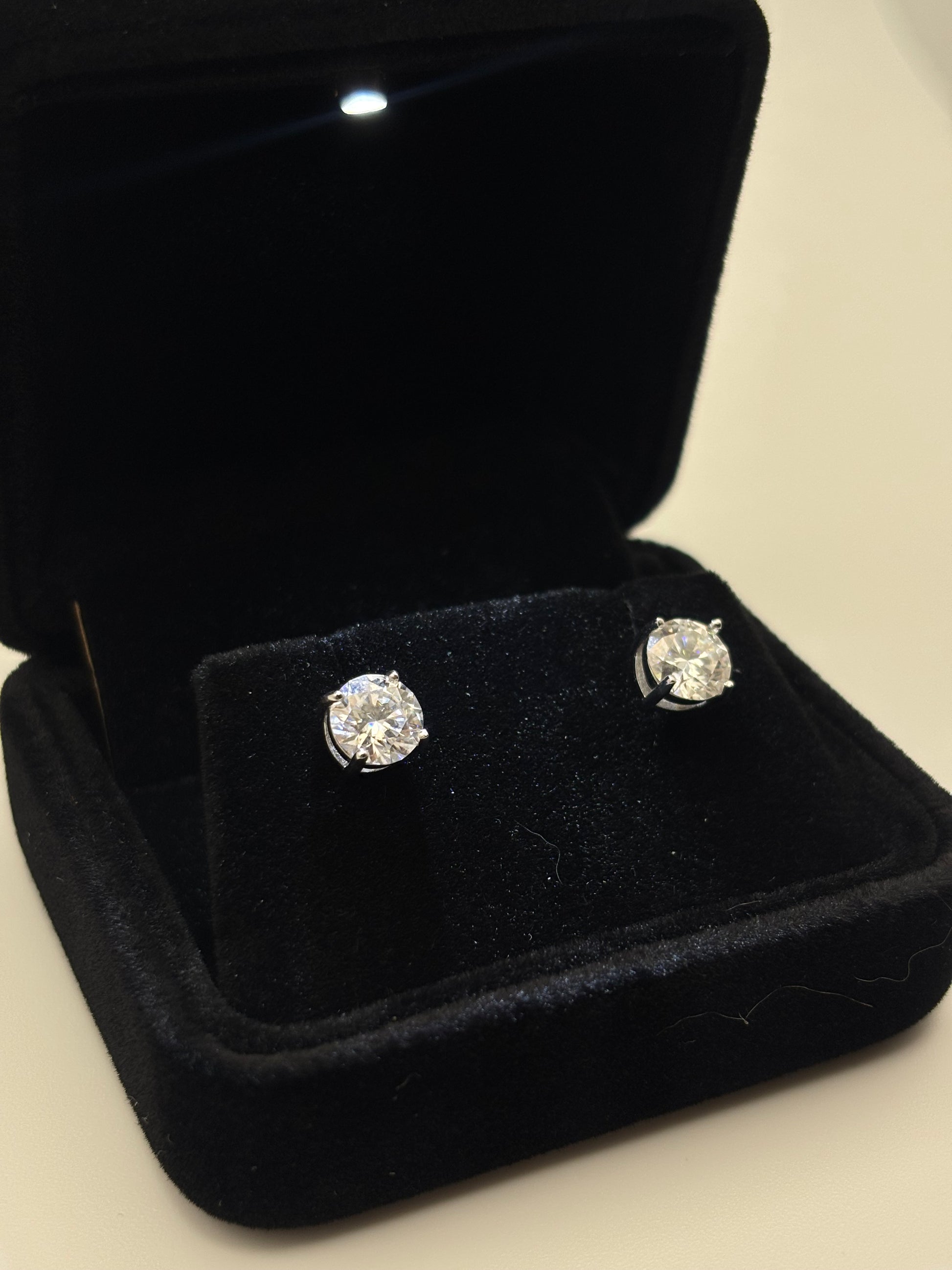 Moissanite Stud Earrings