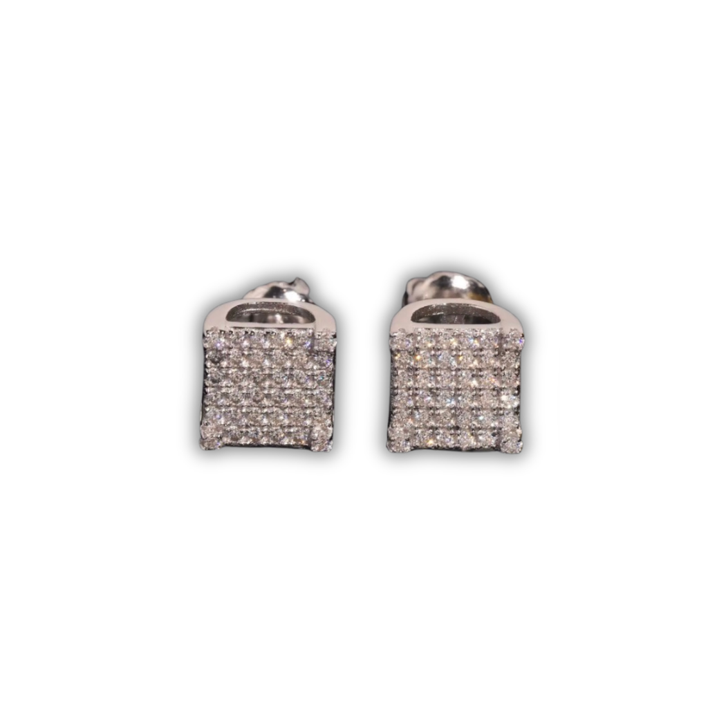 Square Studded Earrings
