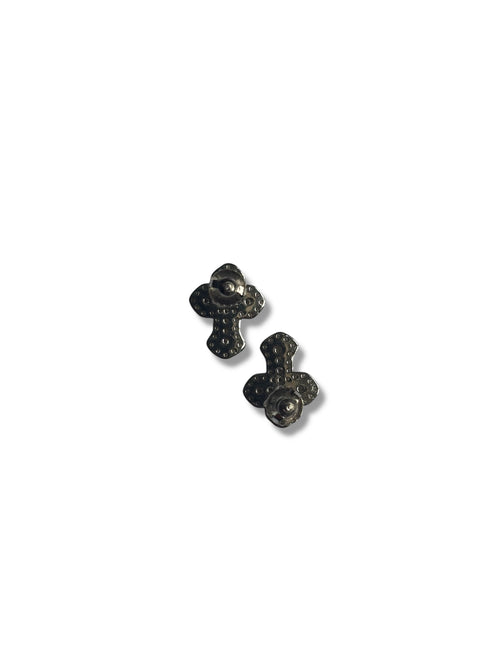 Moissanite Cross Earrings