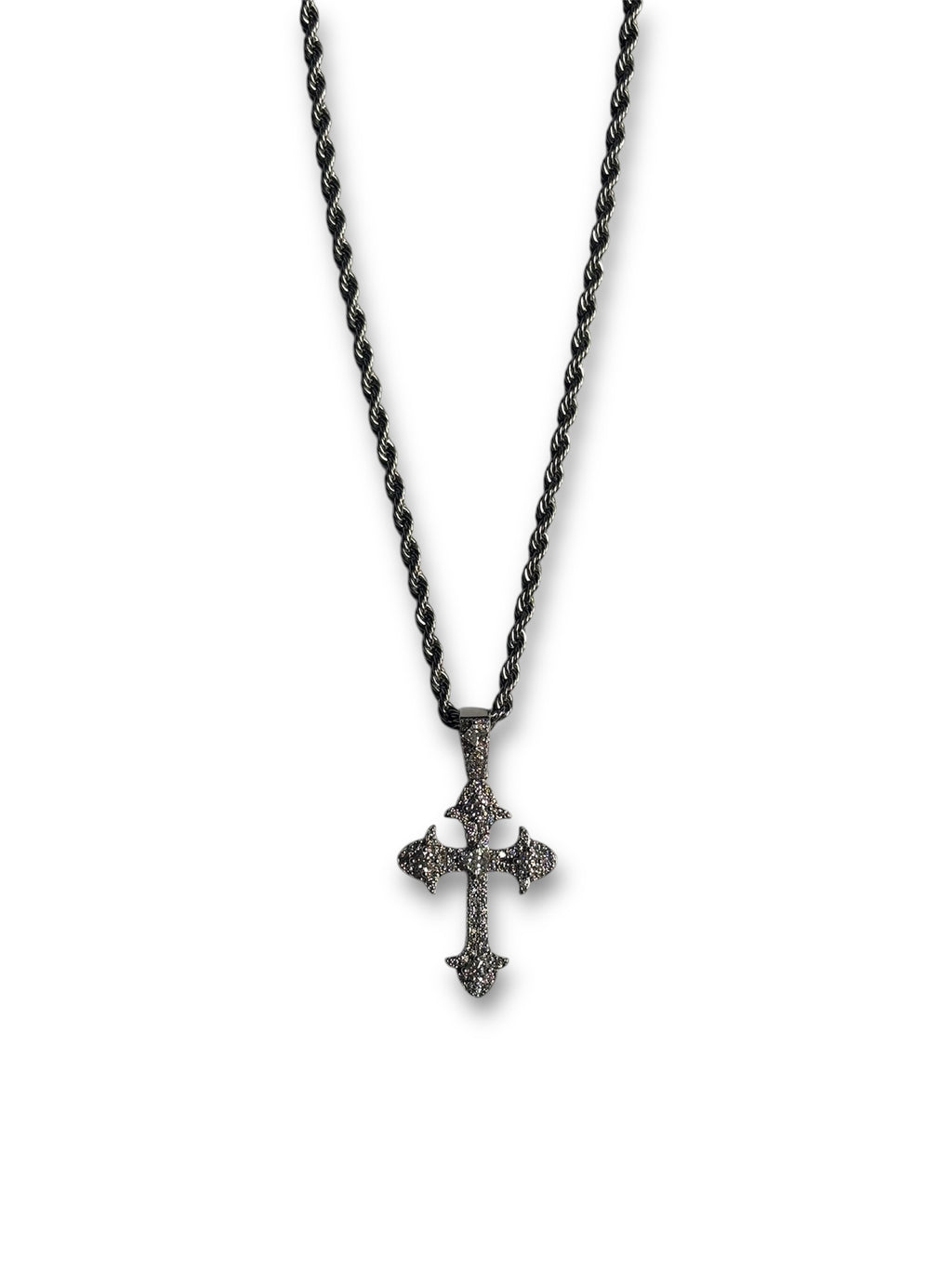Moissanite Cross Chain