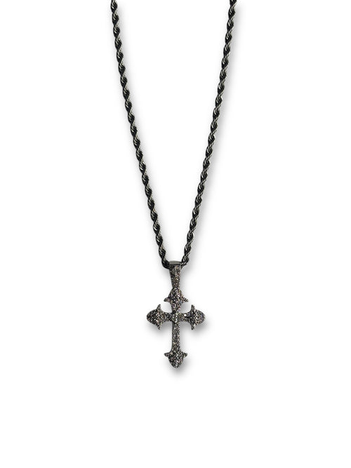 Moissanite Cross Chain