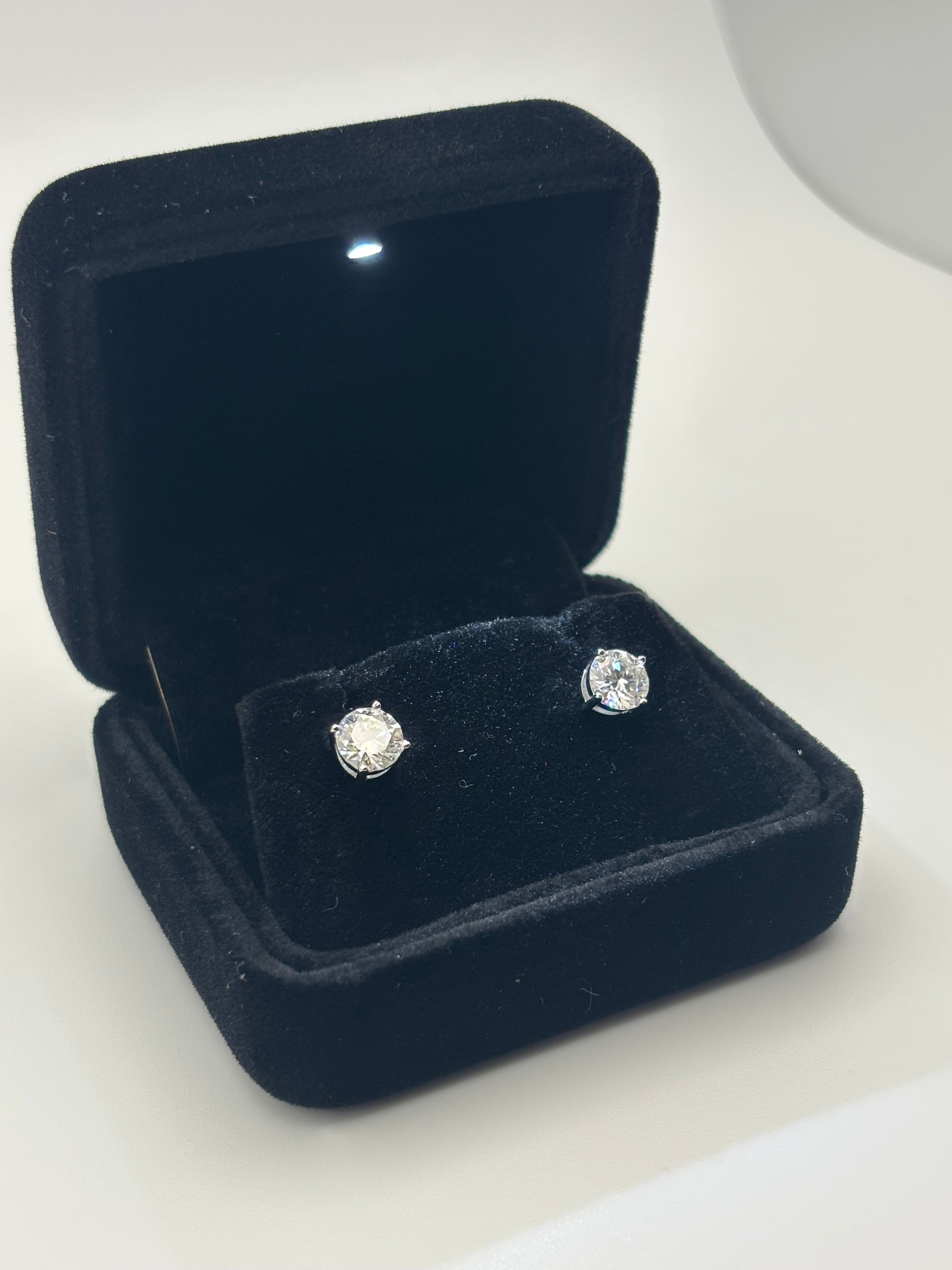 Moissanite Stud Earrings