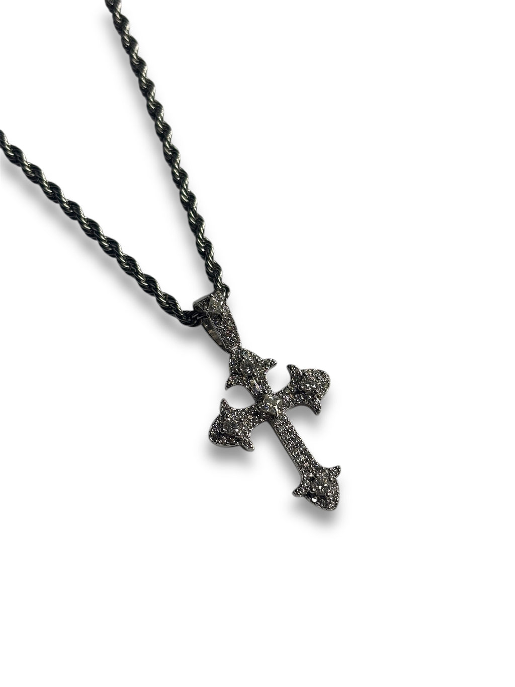 Moissanite Cross Chain