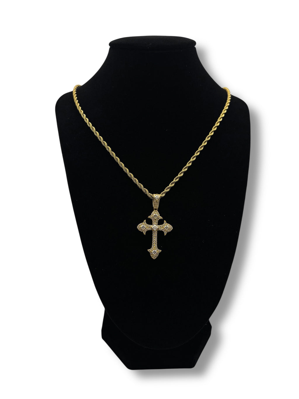 Moissanite Cross Chain