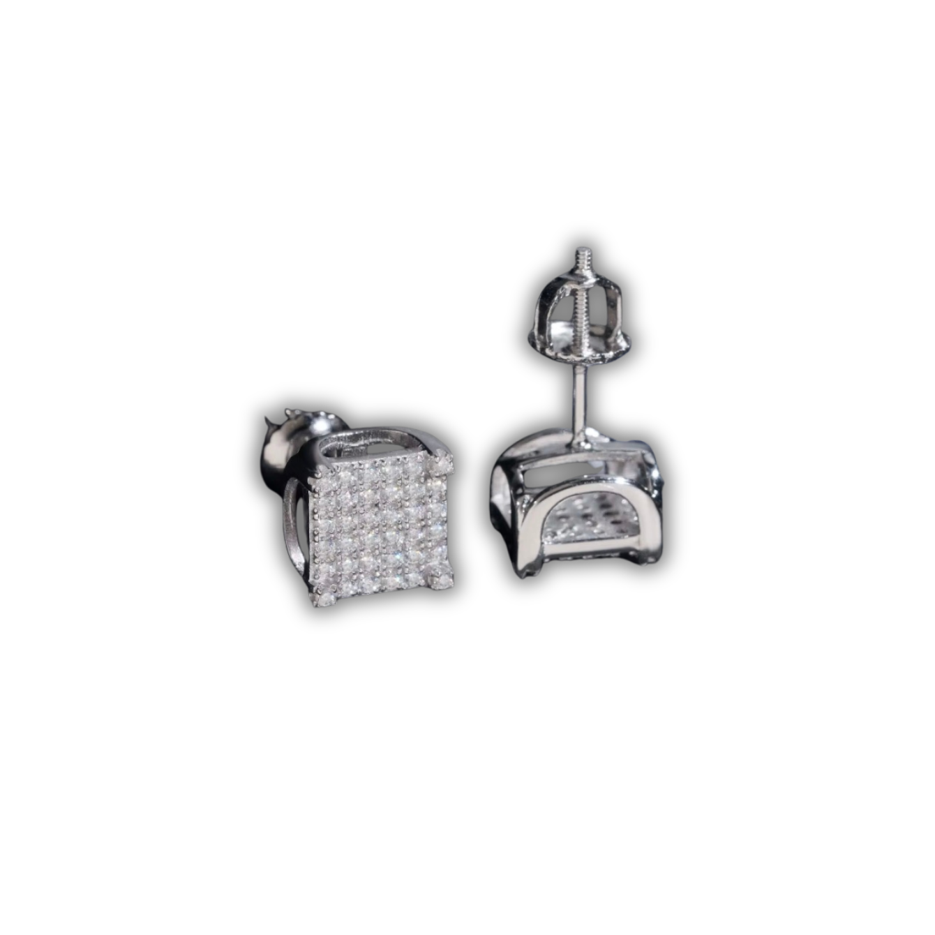 Square Studded Earrings