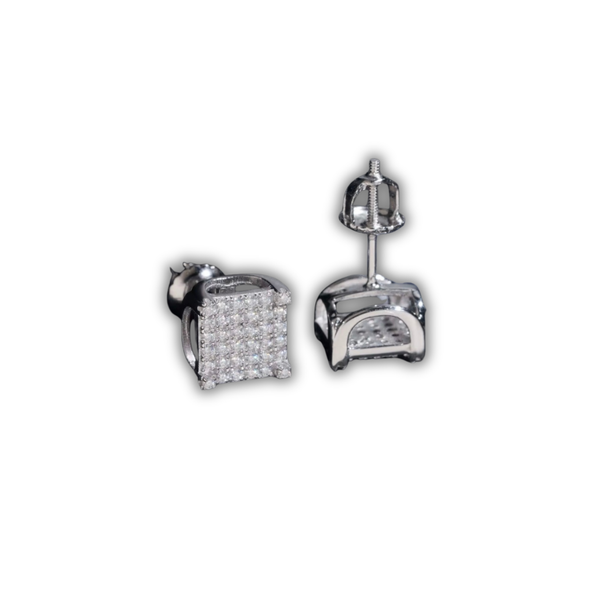 Square Studded Earrings