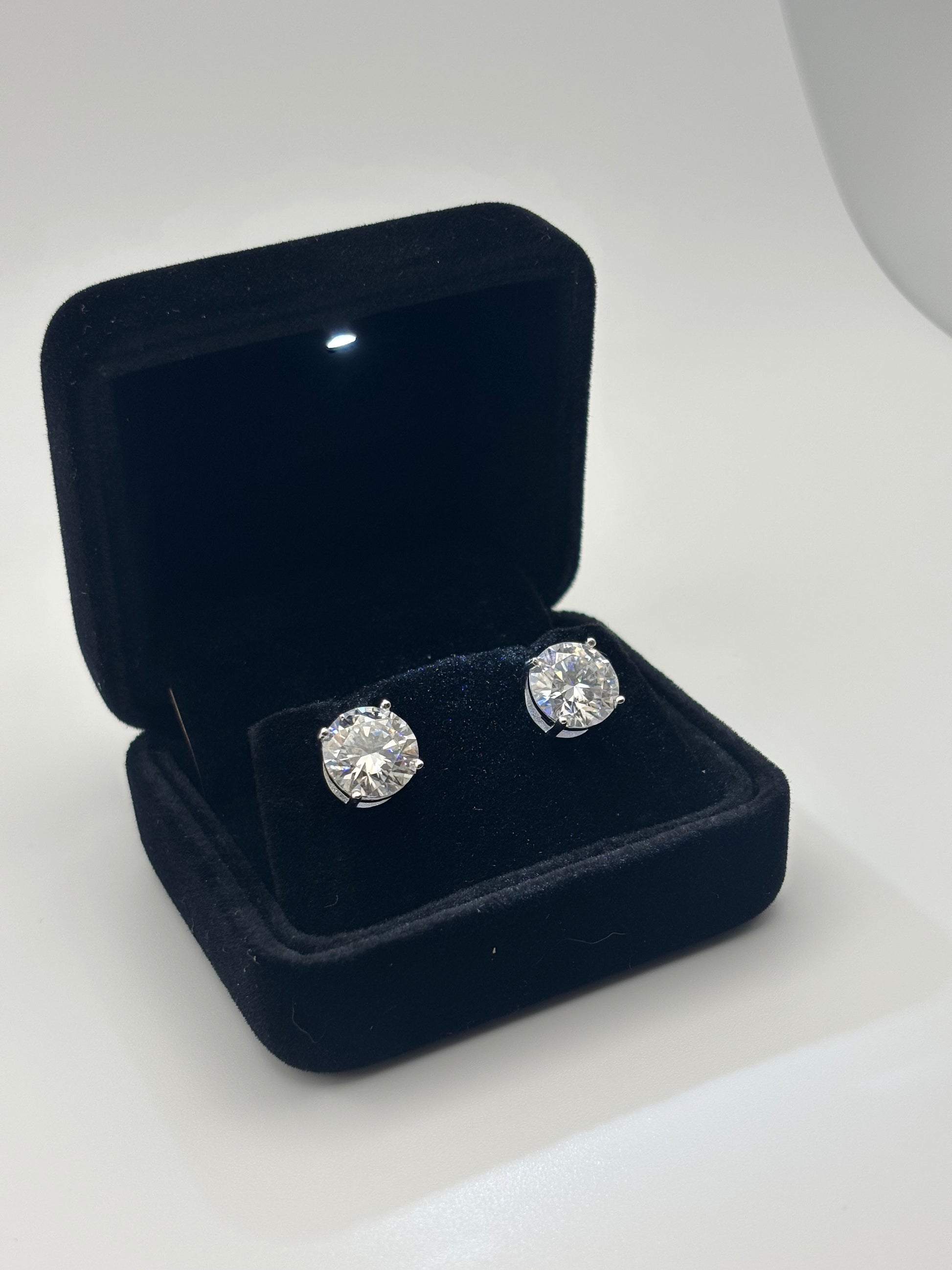 Moissanite Stud Earrings