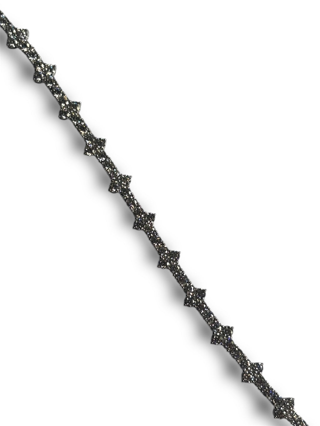 Moissanite Cross Bracelet