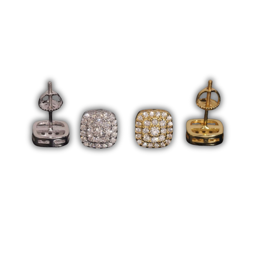 Rounded Stud Earrings