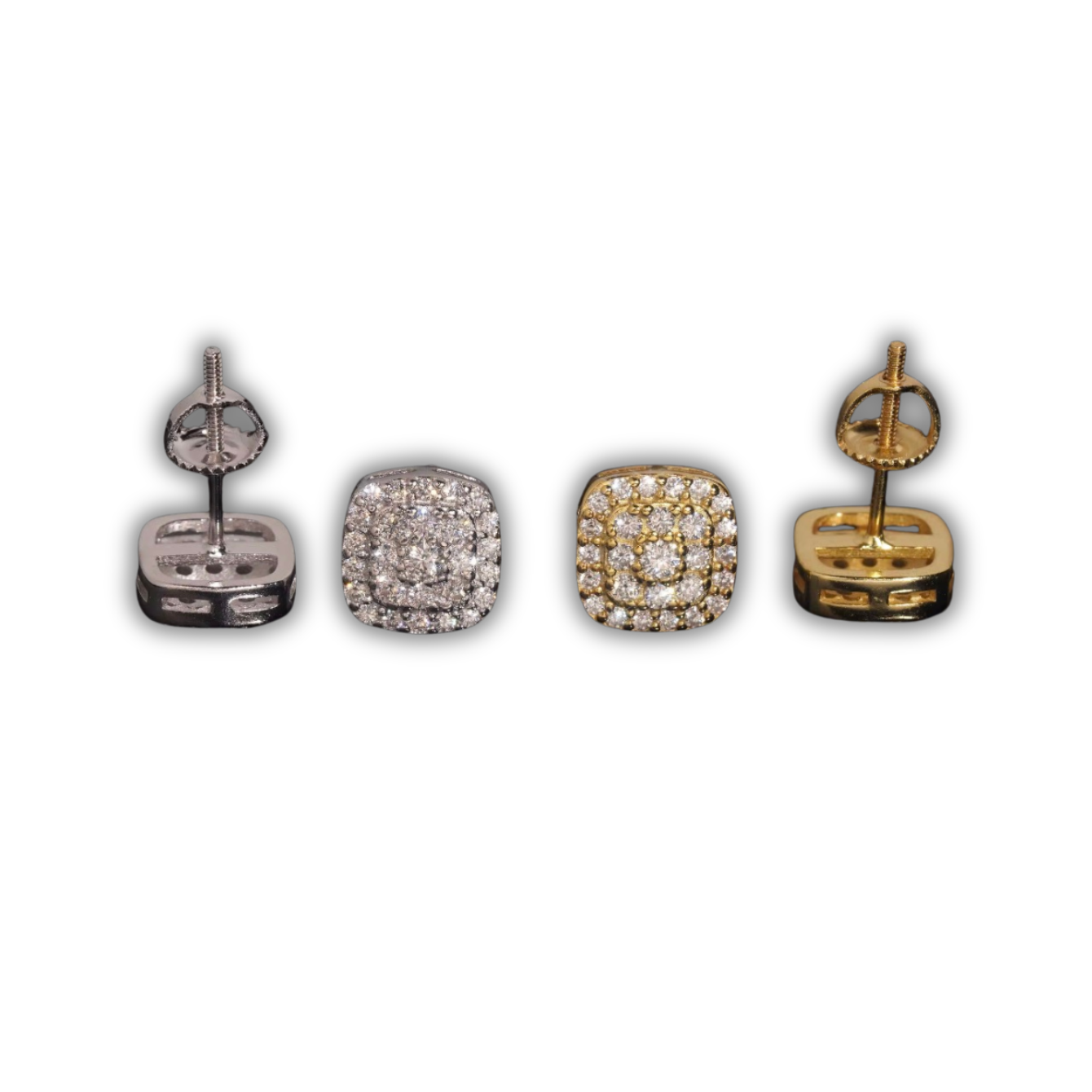 Rounded Stud Earrings