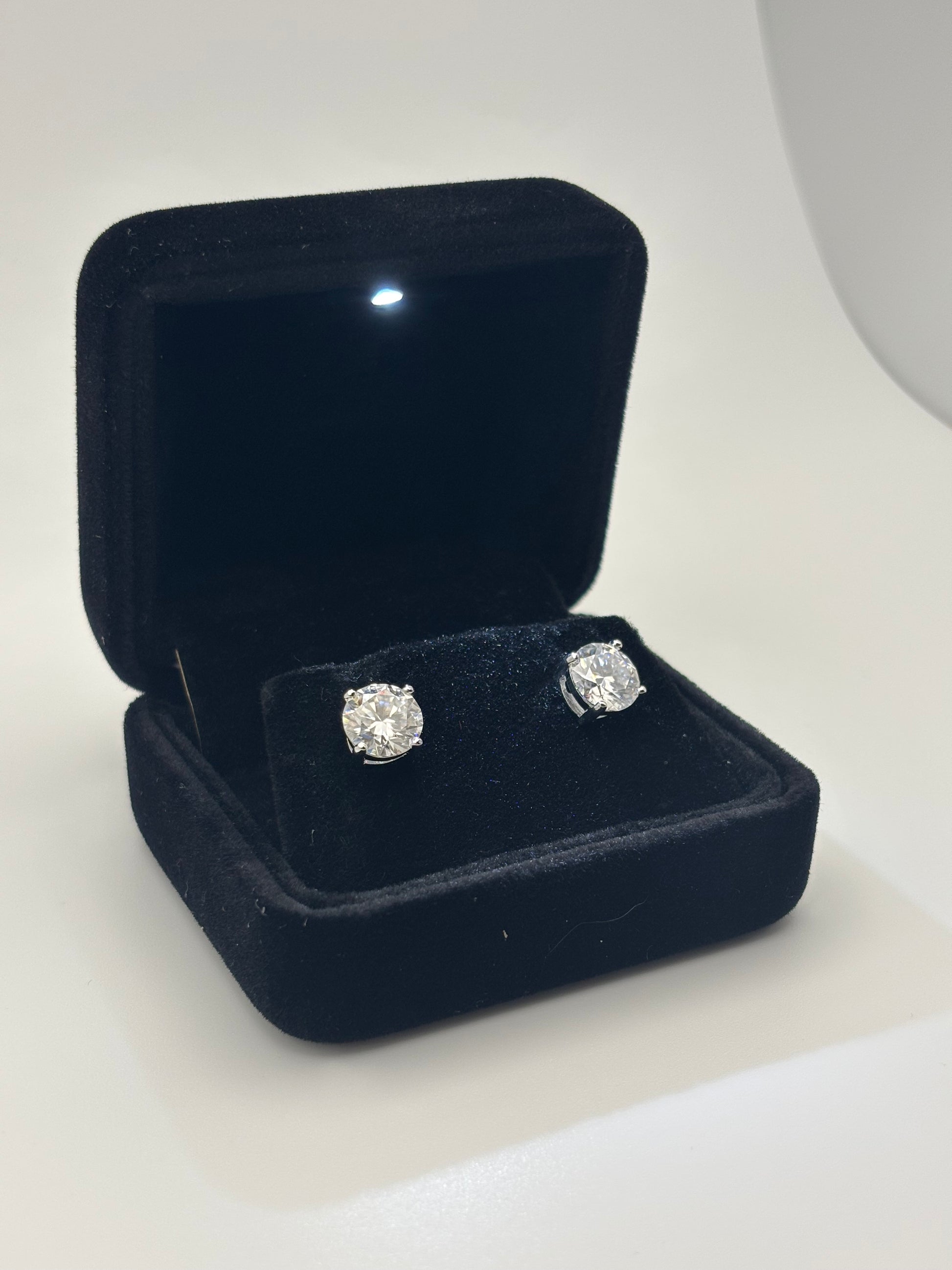 Moissanite Stud Earrings