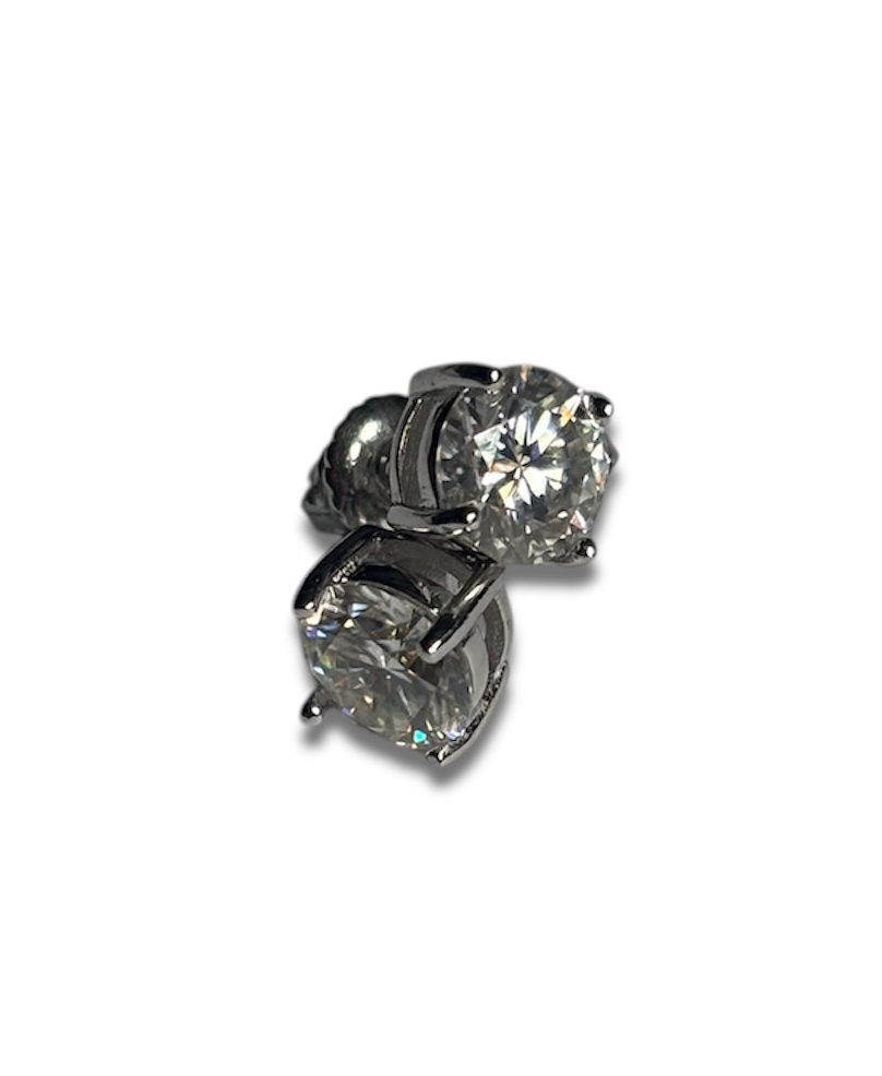 Moissanite Stud Earrings