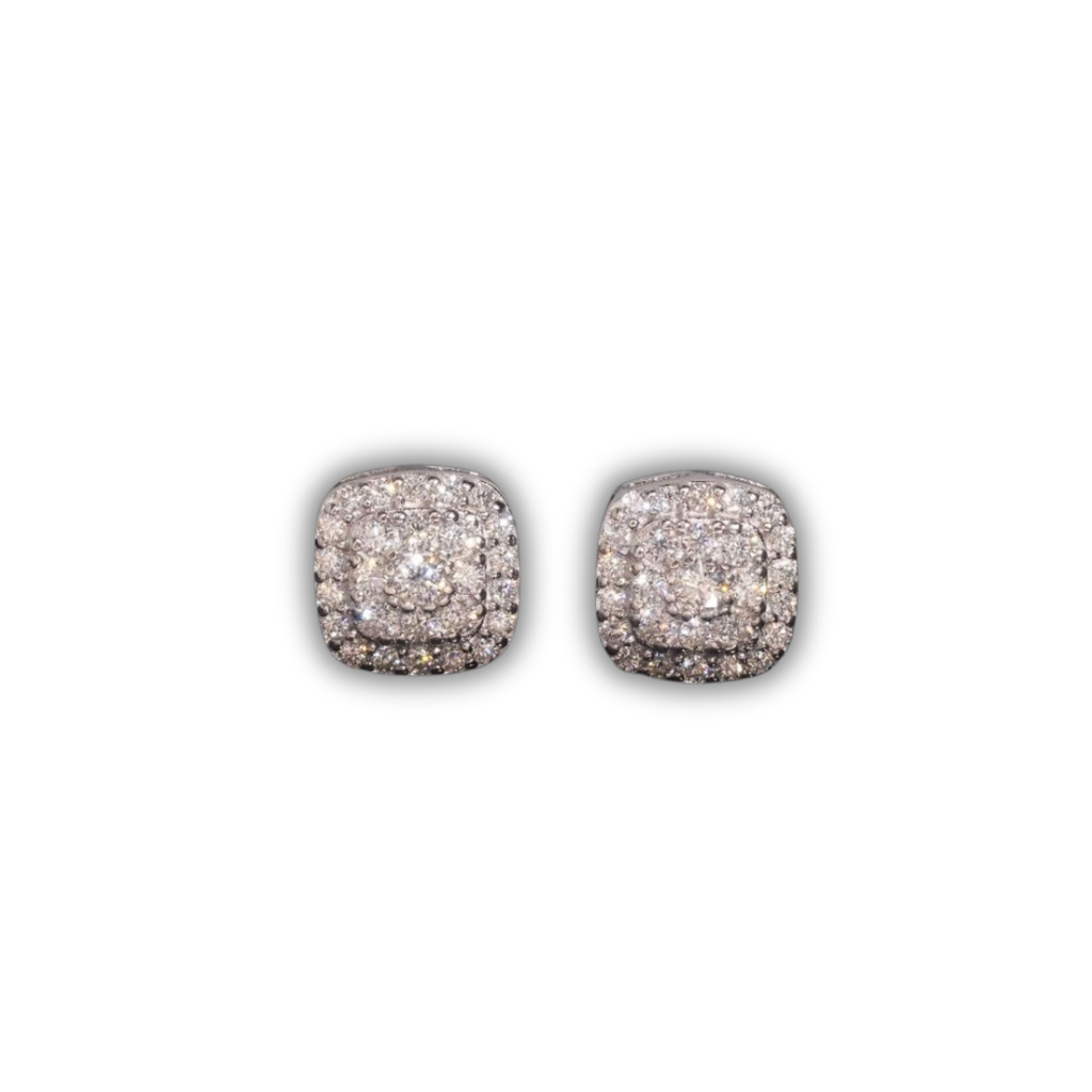 Rounded Stud Earrings