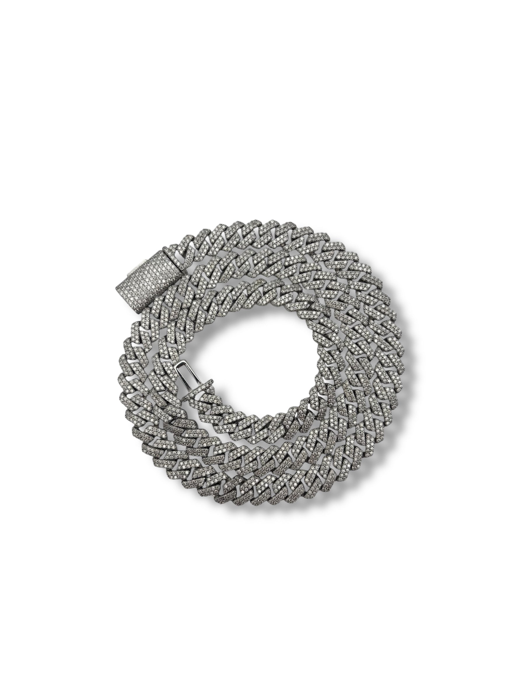 Moissanite Cuban Link Chain