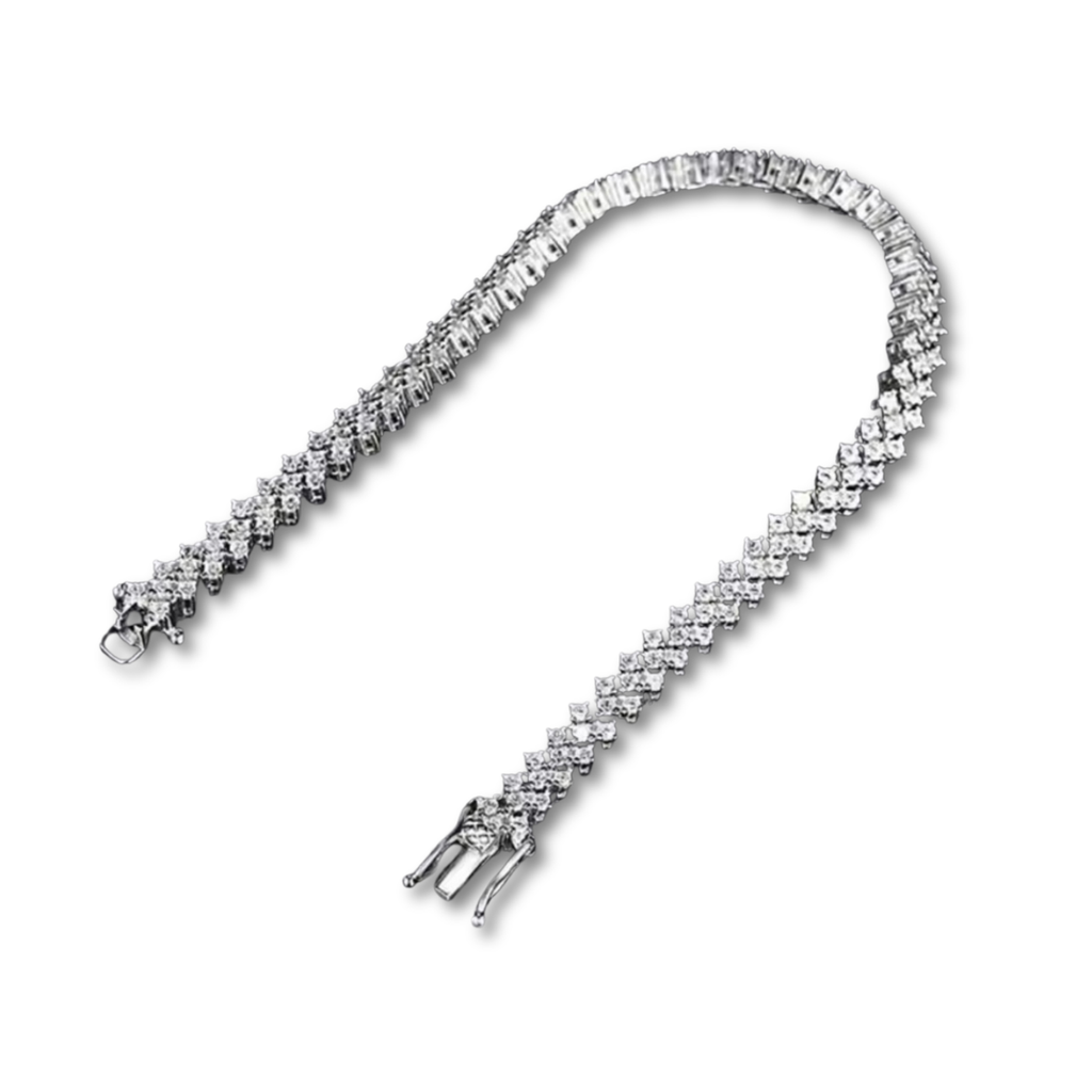 Moissanite Spine Bracelet