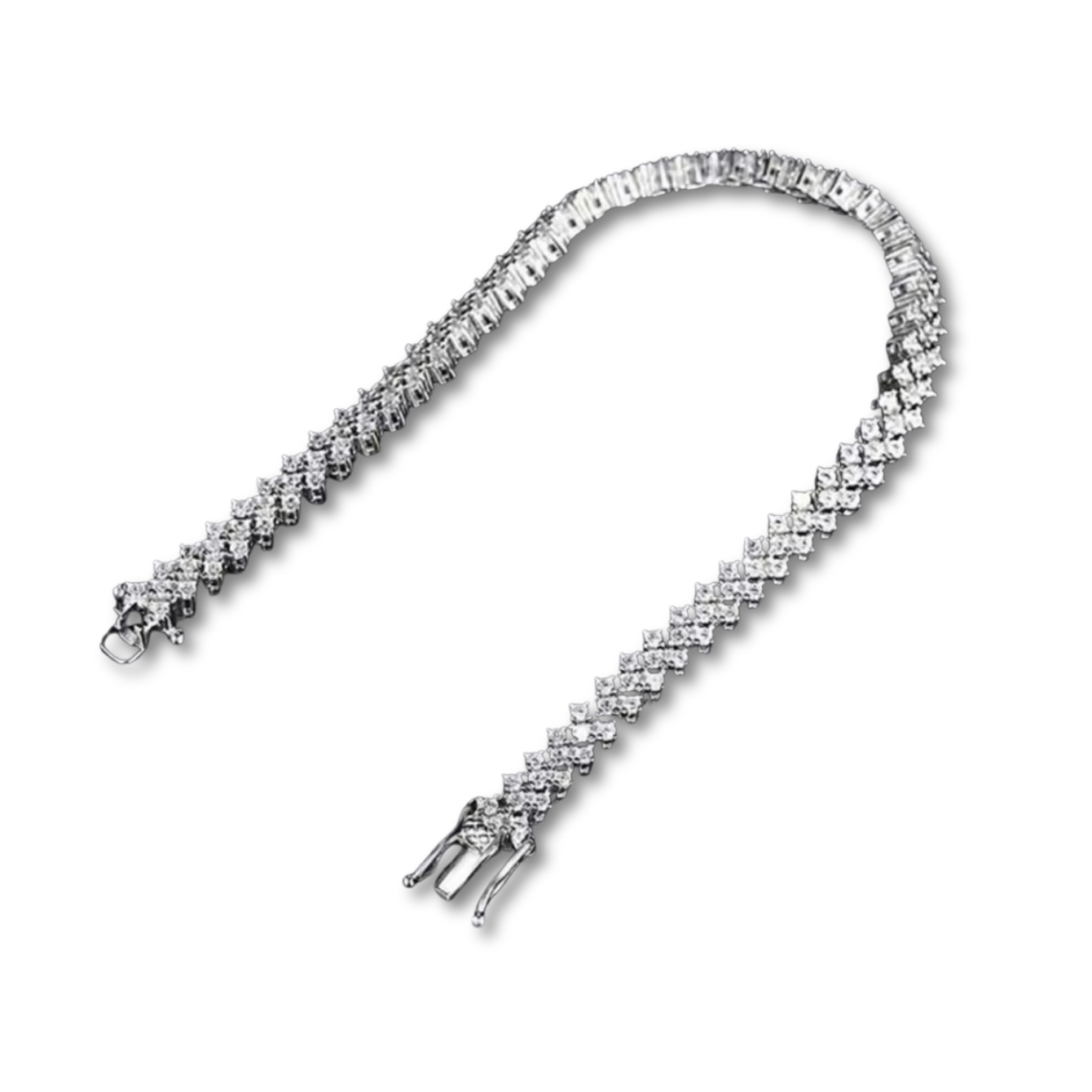 Moissanite Spine Bracelet
